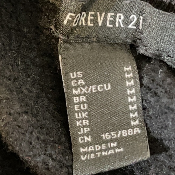 FOREVER 21 NASA Graphic Sweatshirt Black Size Medium - Picture 4 of 4